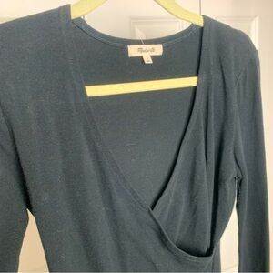 MADEWELL Knit Black Body Suit